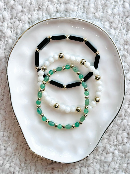 Green + Gold Stack (3-stack)