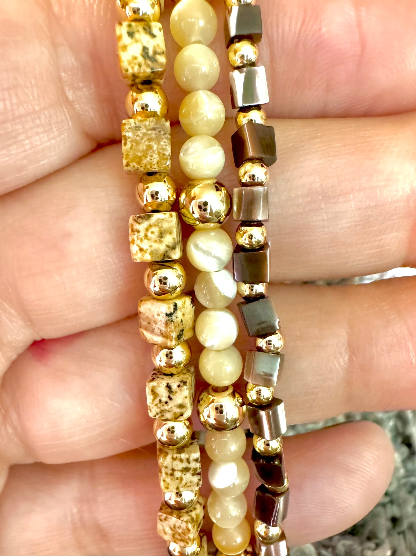 Neutral Gold Stack (3-stack)