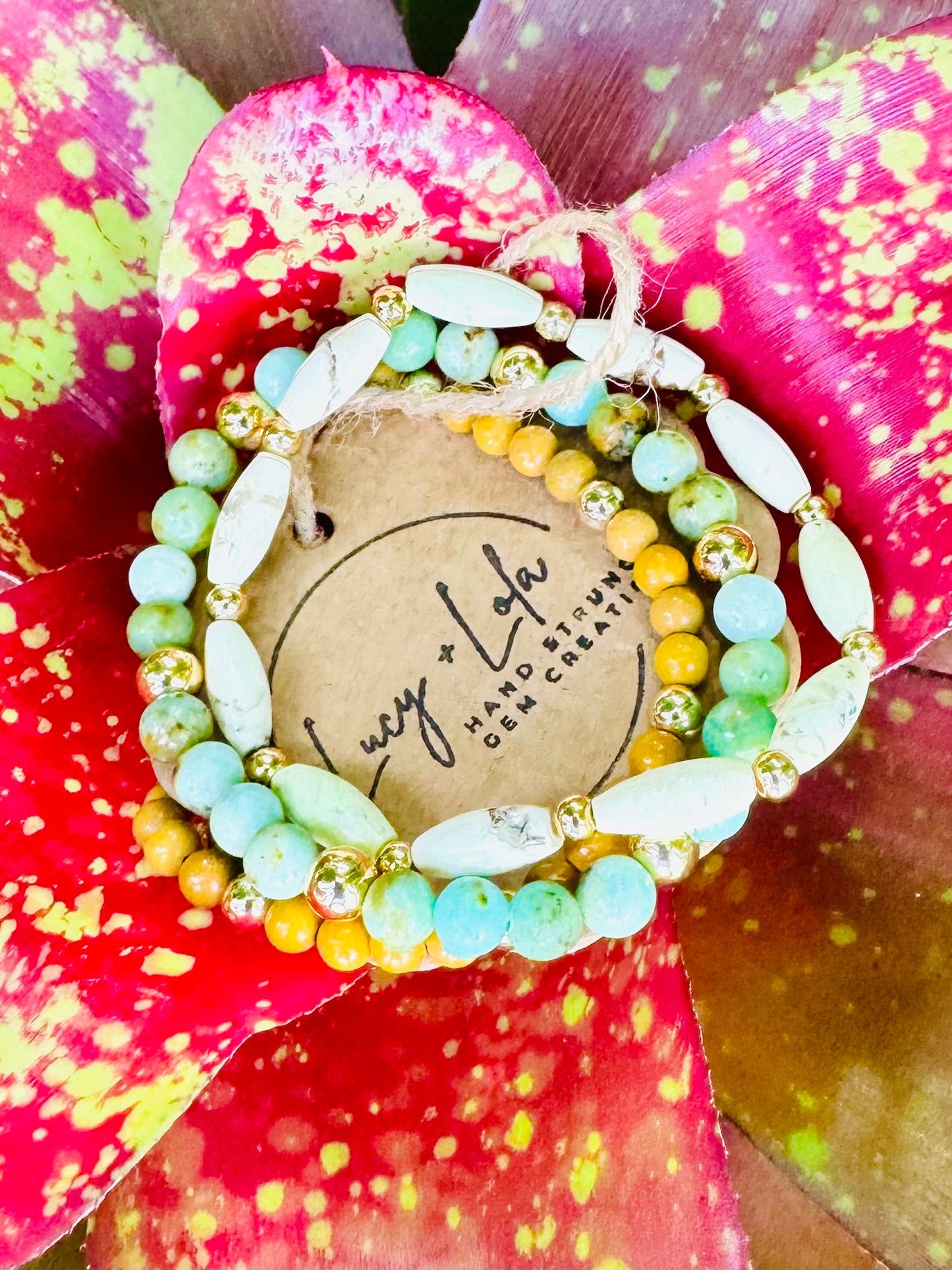 Lemon + Lime in Gold (3-stack)