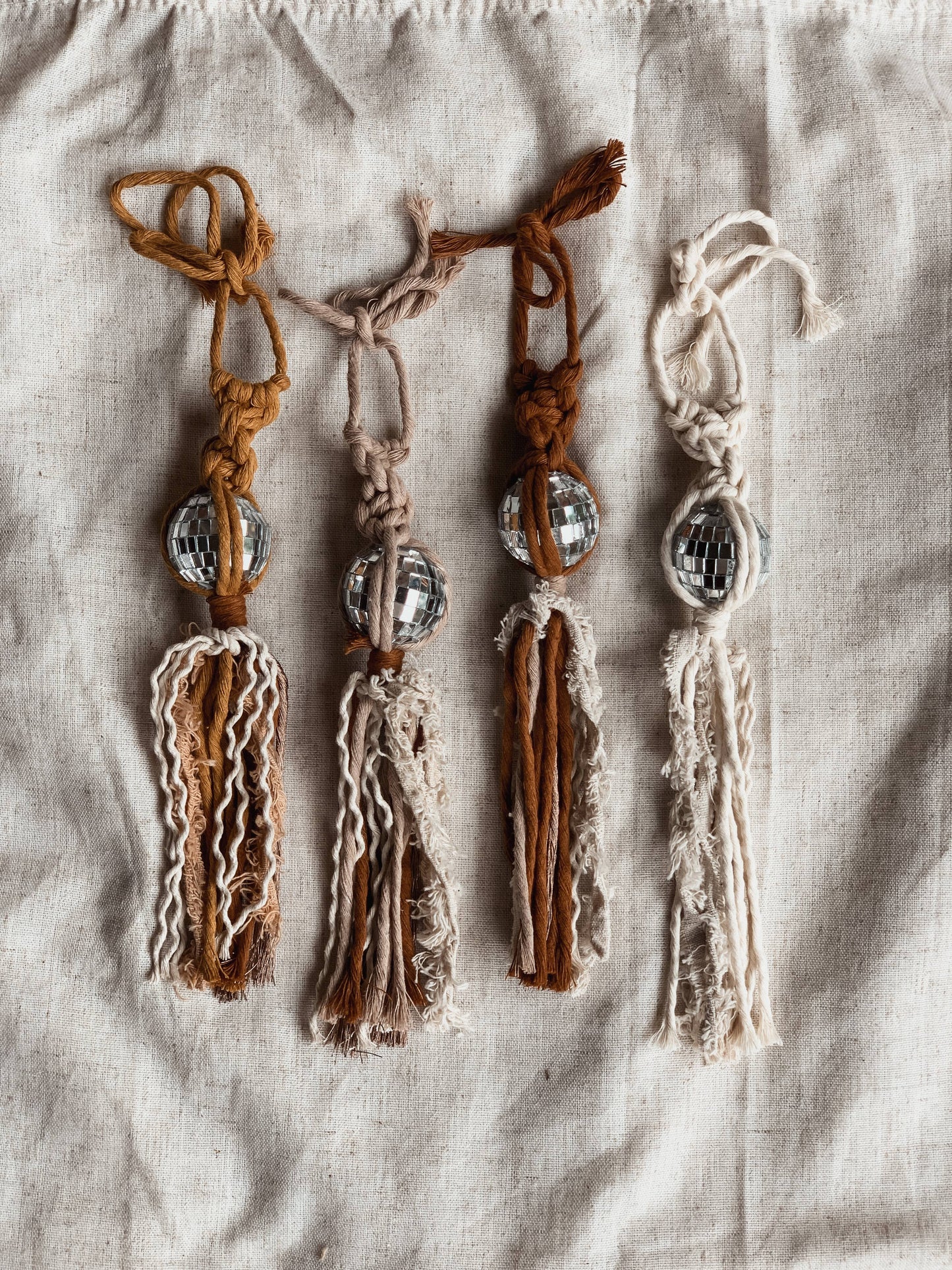 Disco Ball Car Charm