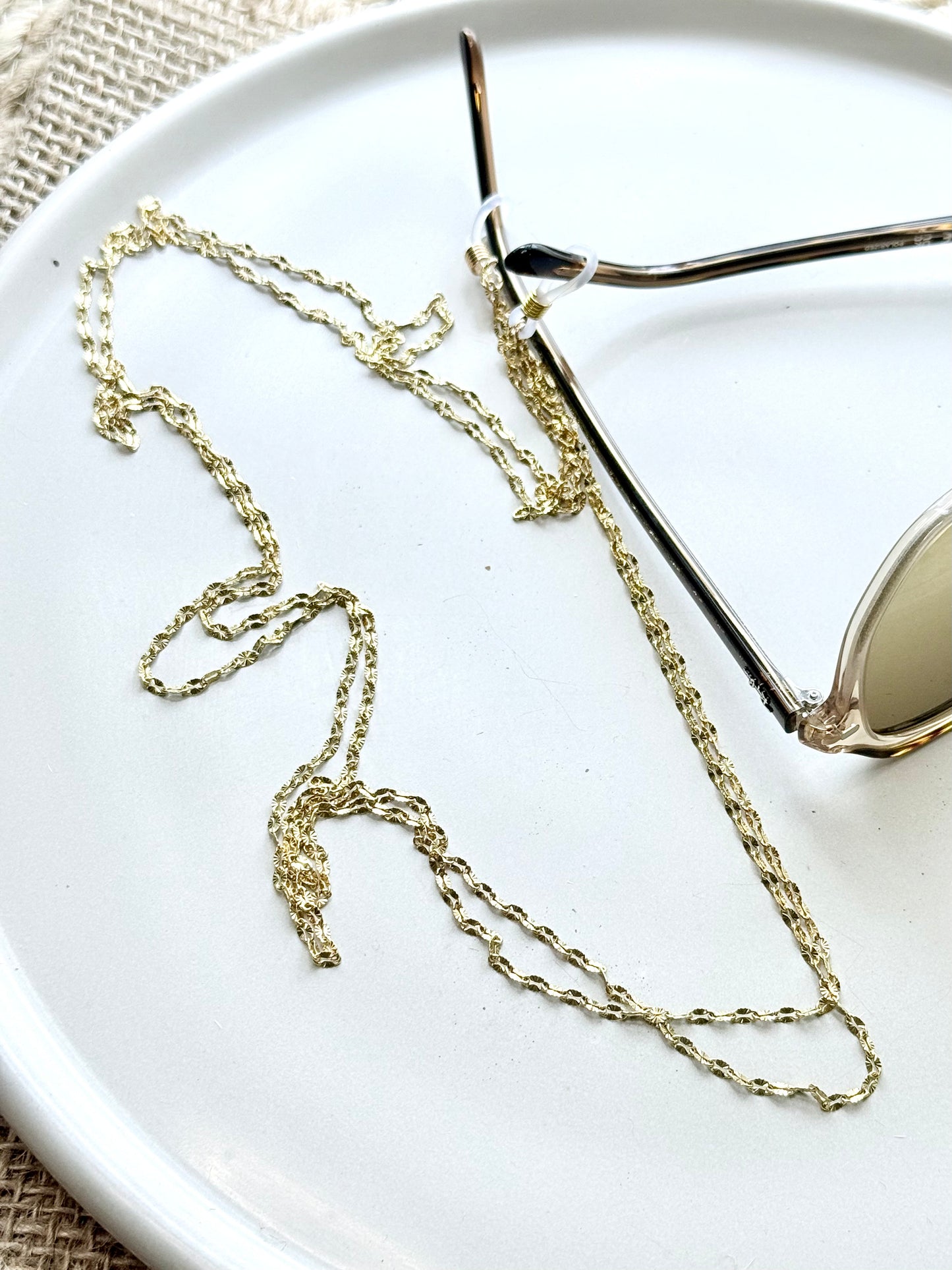 Gold Duet Glasses Strap