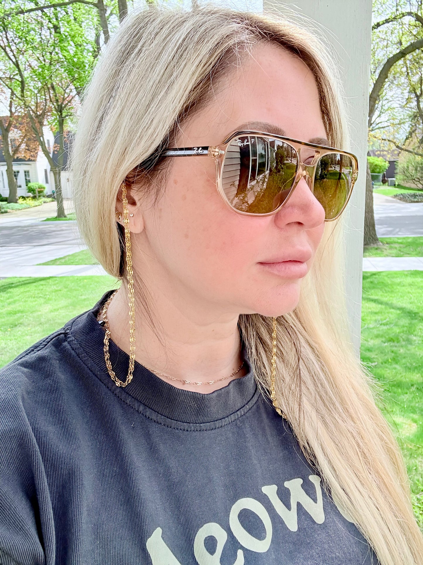 Gold Duet Glasses Strap