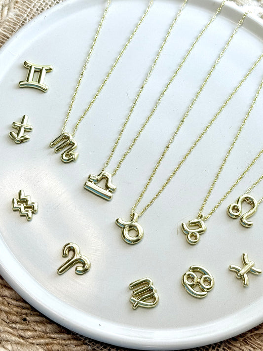 Gold Zodiac Necklace