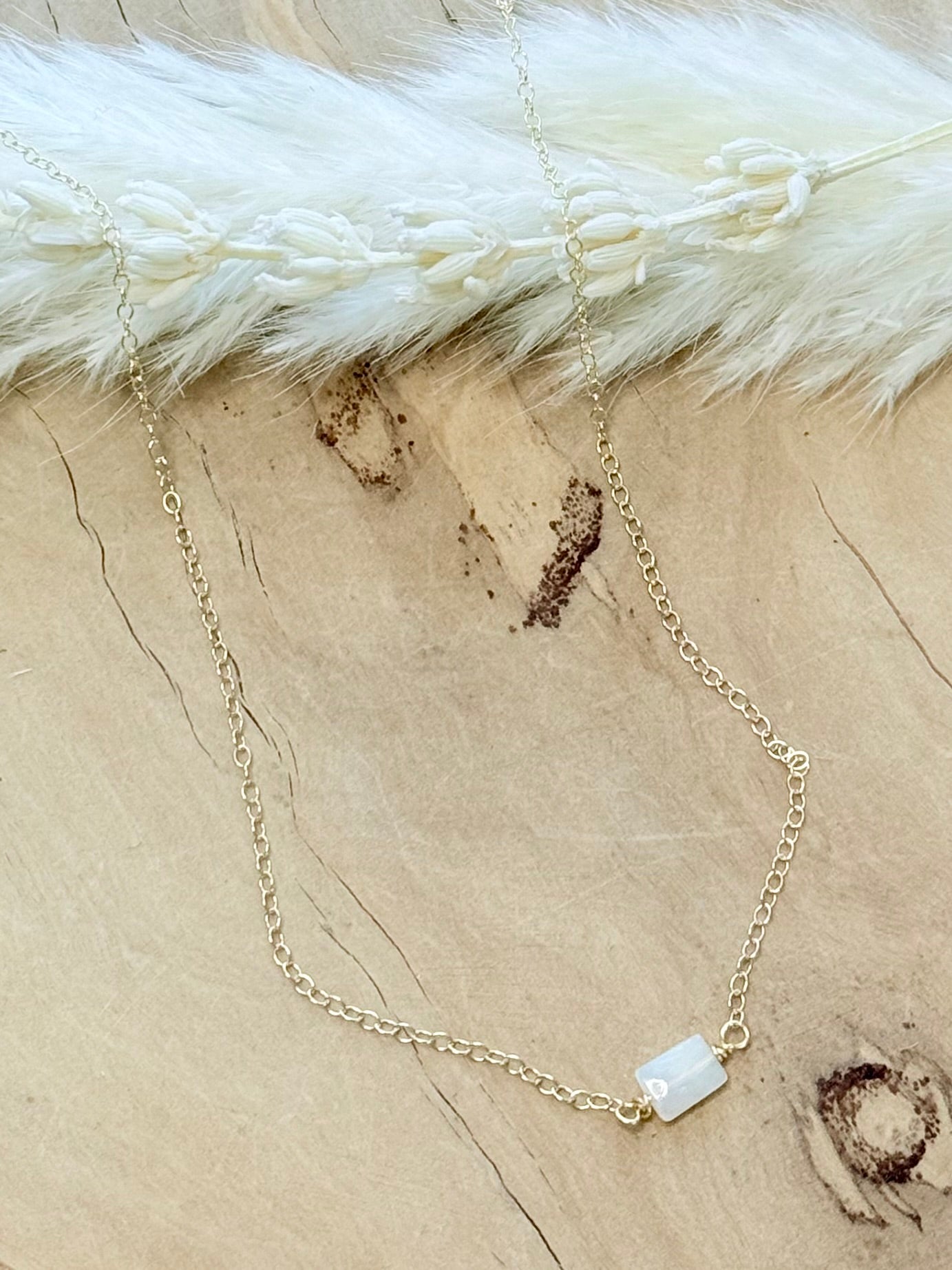 Australian Opal + Gold Filled Necklace