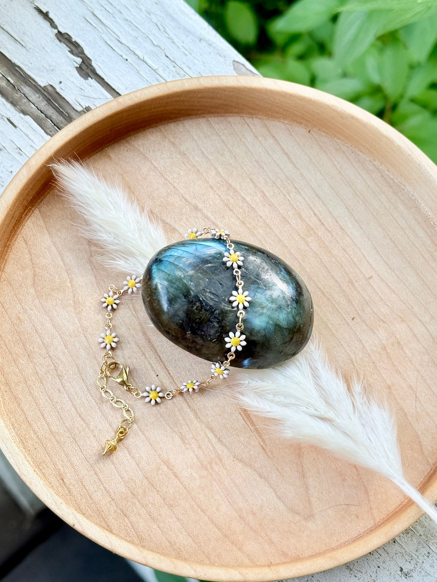 Gold Daisy Chain Bracelet