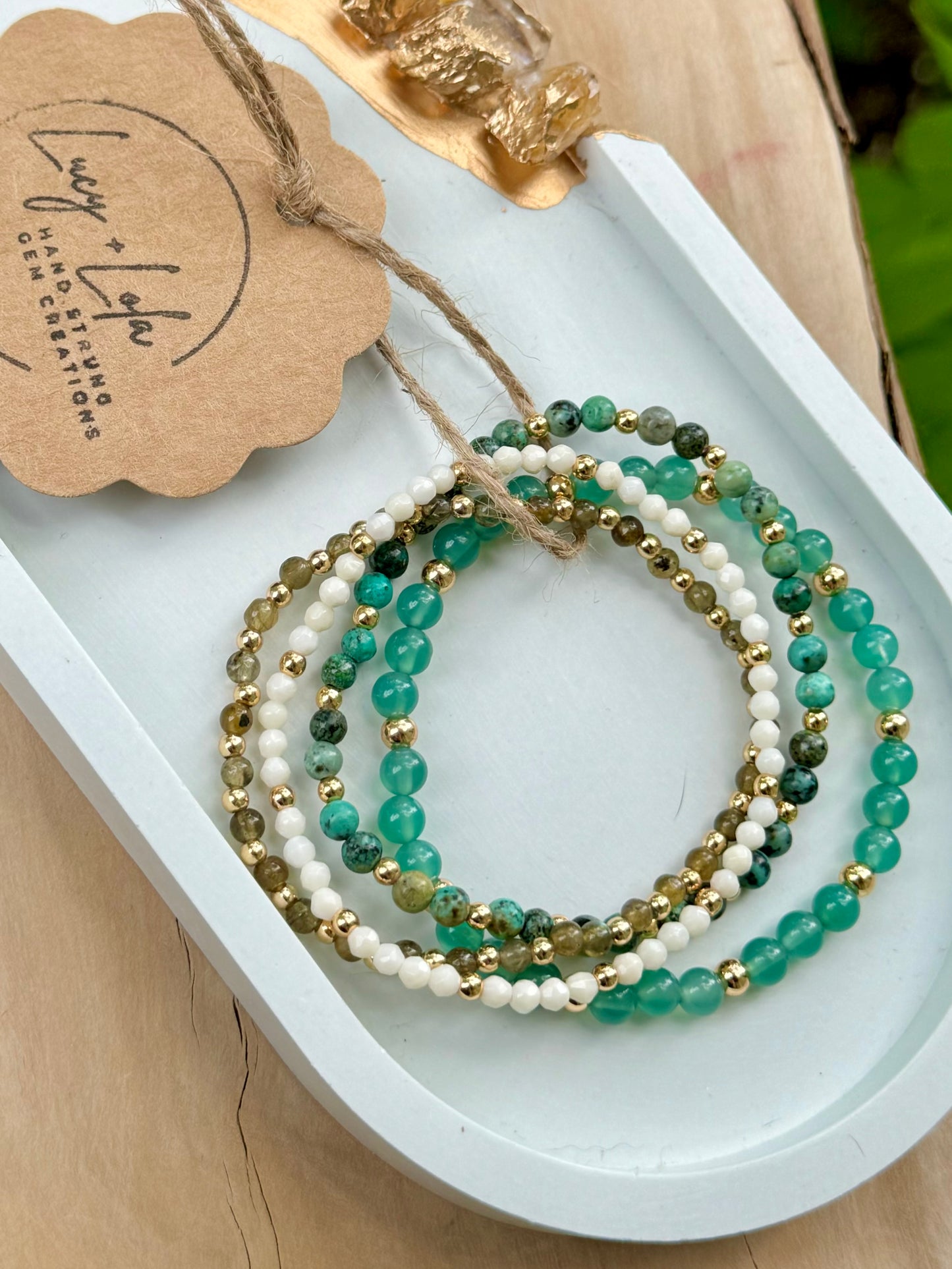 Green + Gold Stack (4-stack)