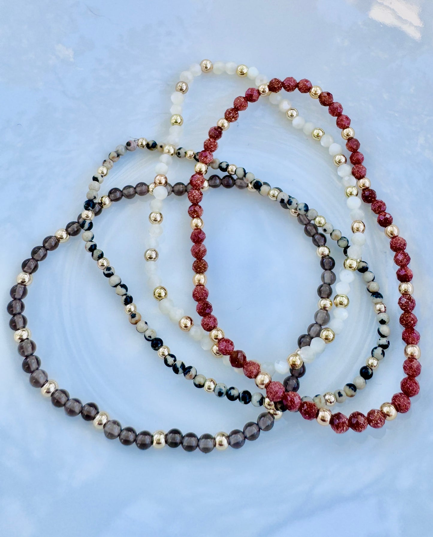 Neutral + Gold (4-stack)