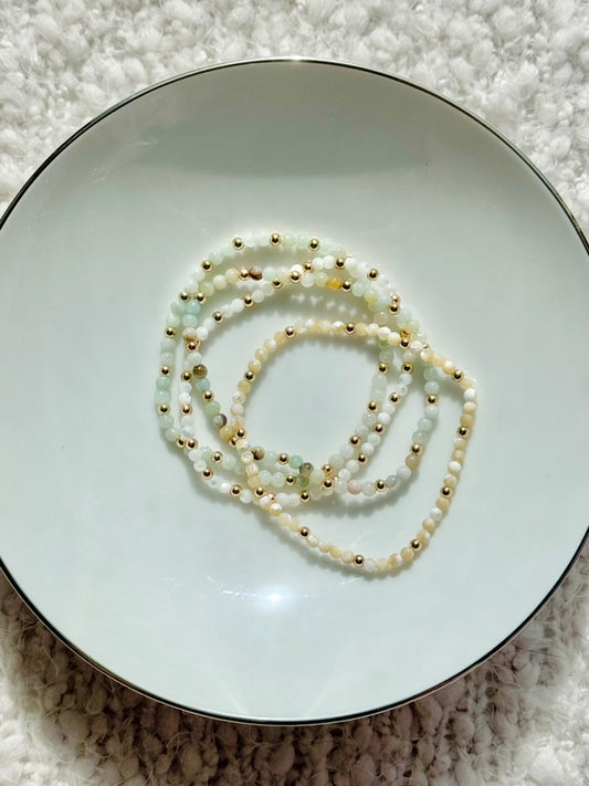 Ivory + Gold (4-stack)