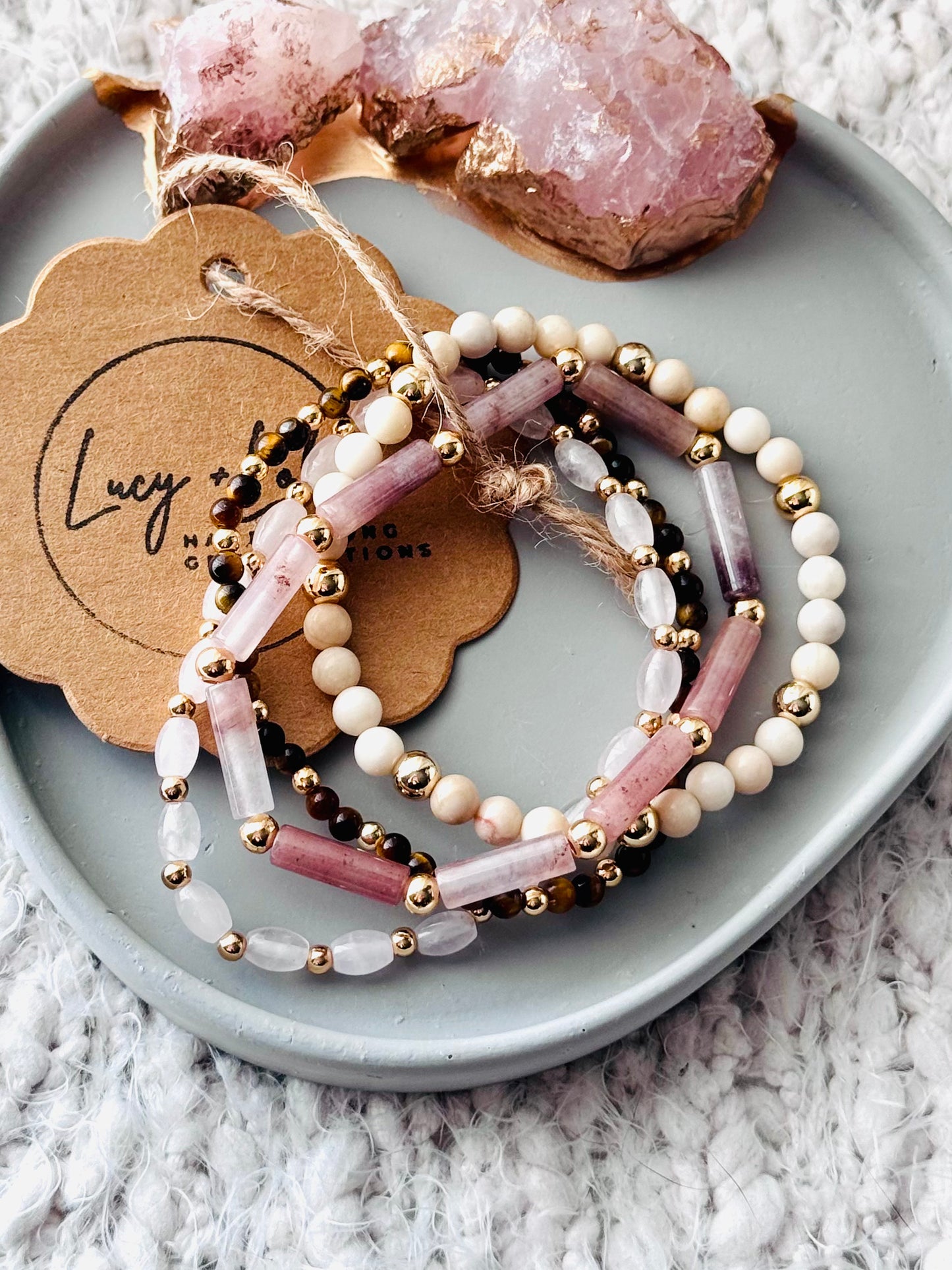 Mauve + Gold (4-stack)