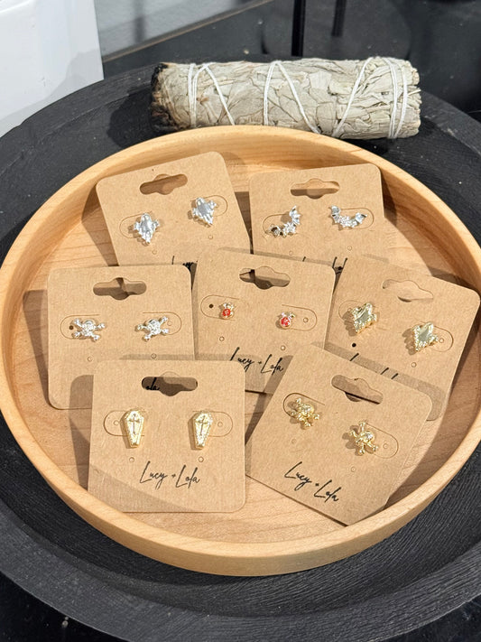Mini Halloween Stud Earrings