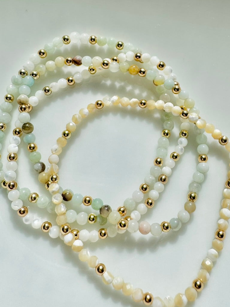 Ivory + Gold (4-stack)