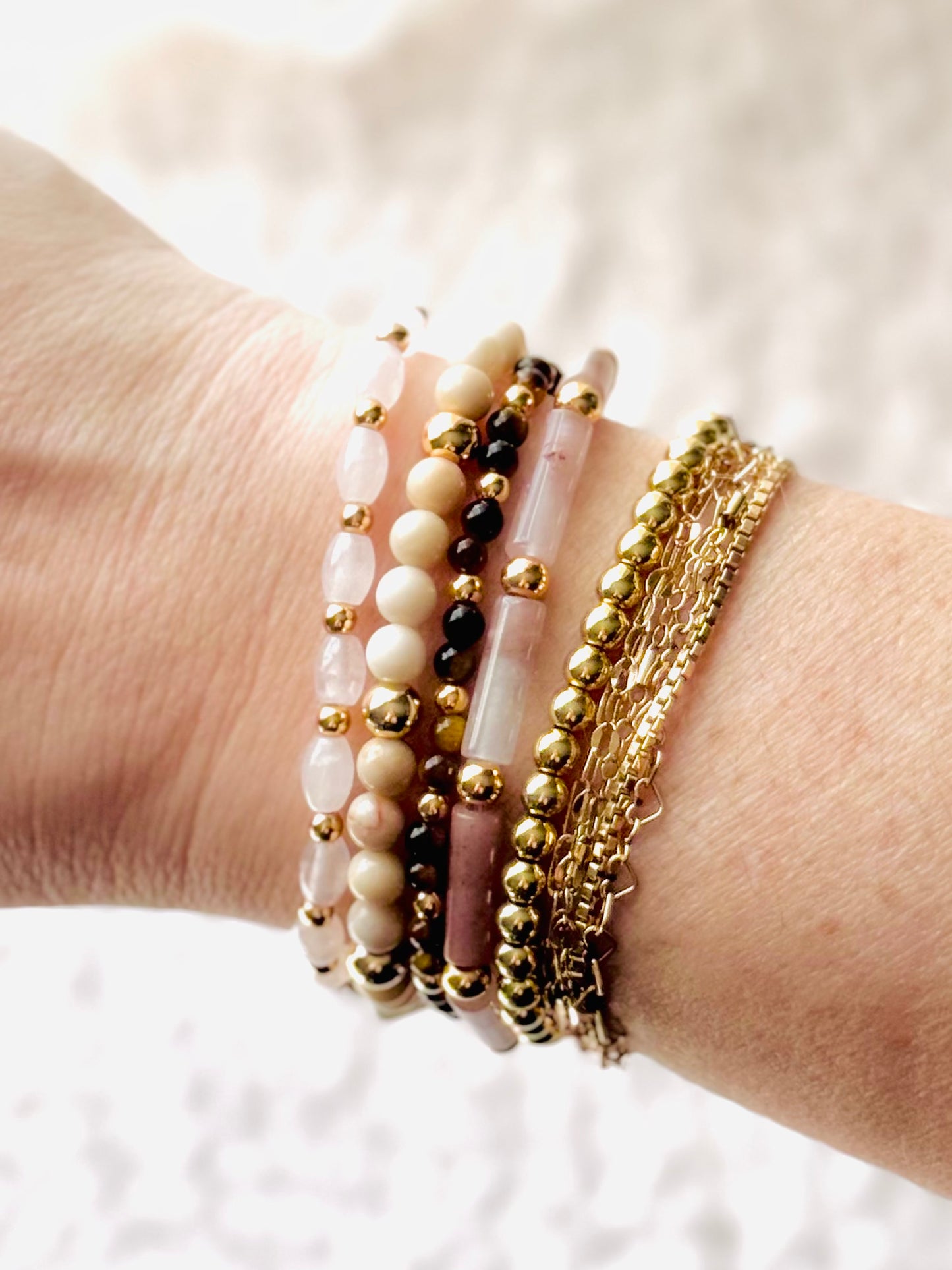 Mauve + Gold (4-stack)