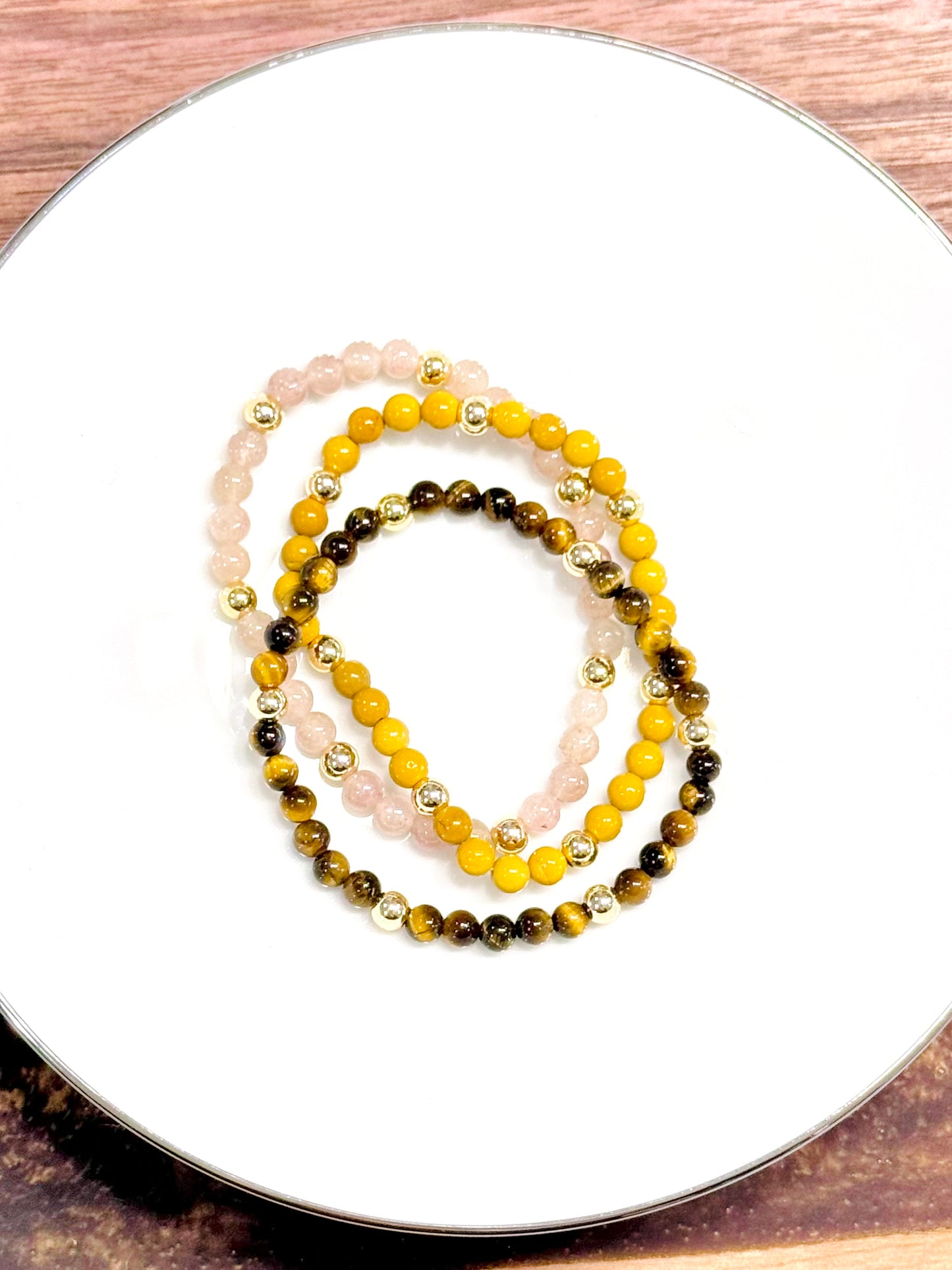 Brown + Pink Stack (3-stack)