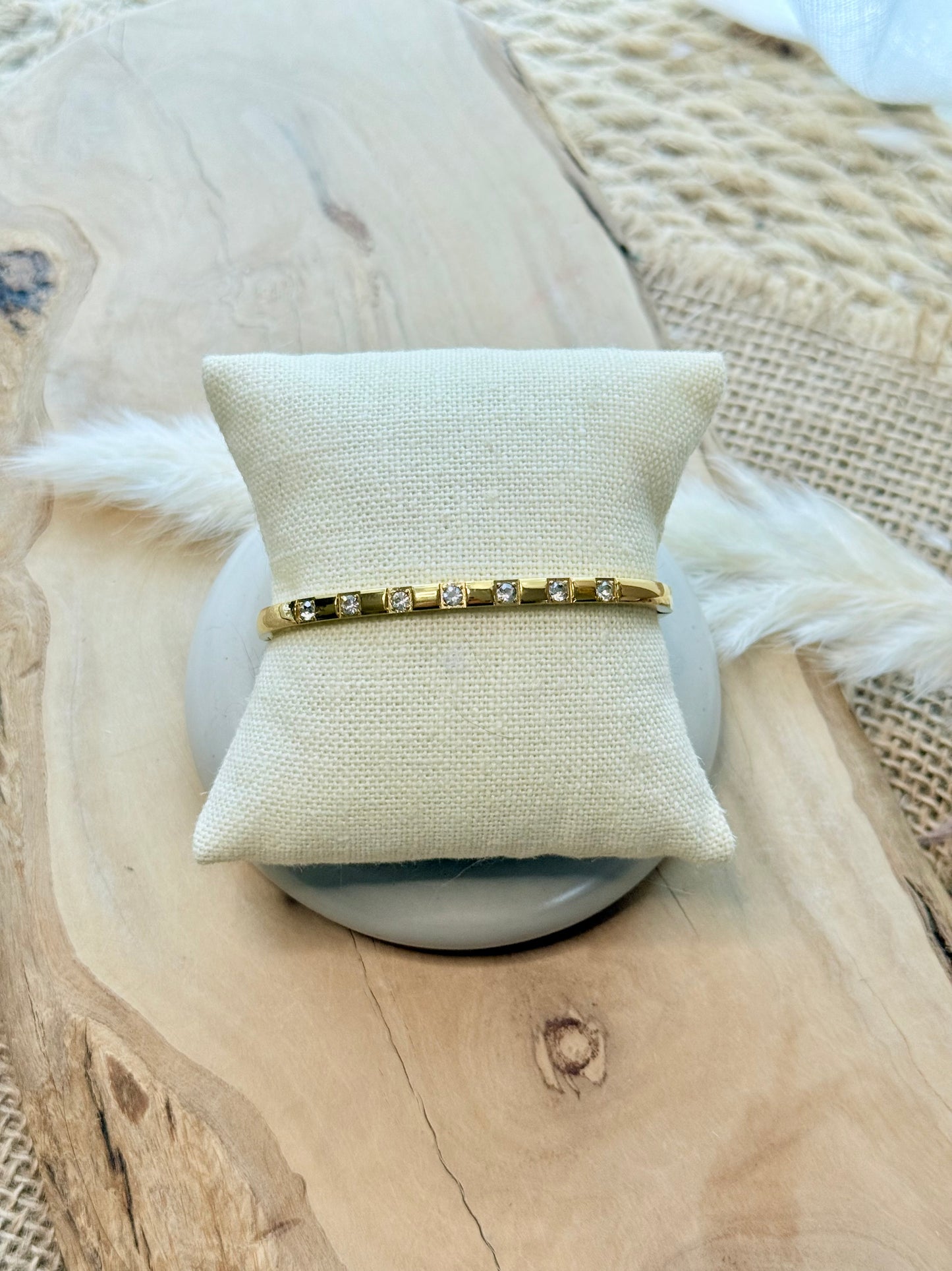 Crystal Bangle Bracelet