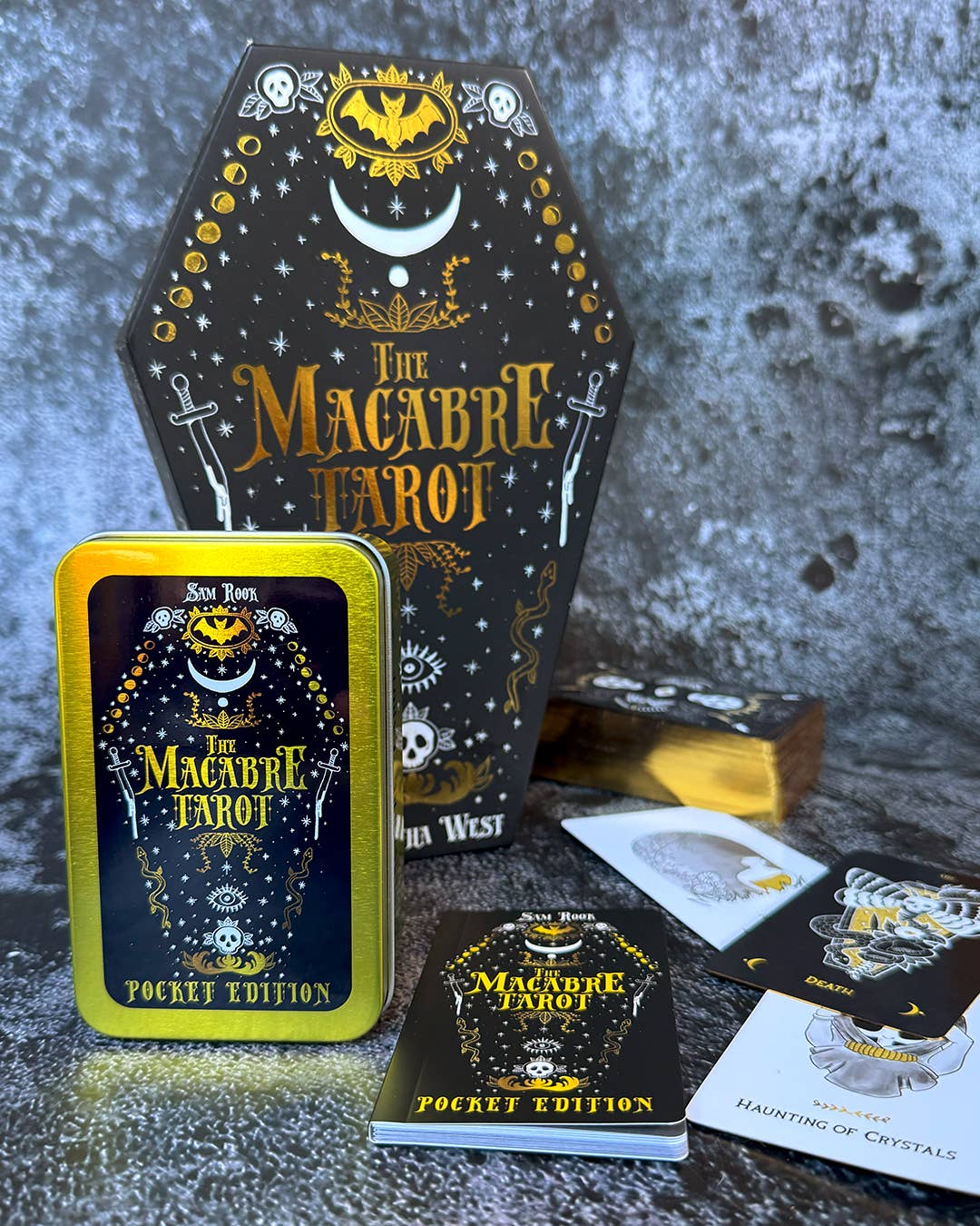 Macabre Tarot Pocket Tin Edition by Sam Rook