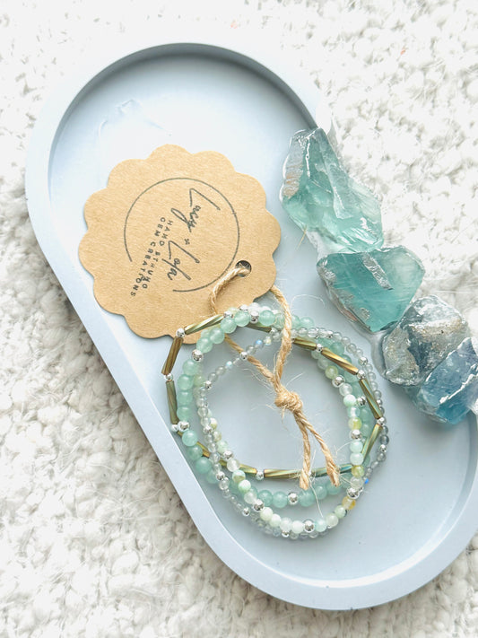 Green + Silver Stack (4-stack)