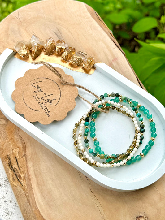 Green + Gold Stack (4-stack)