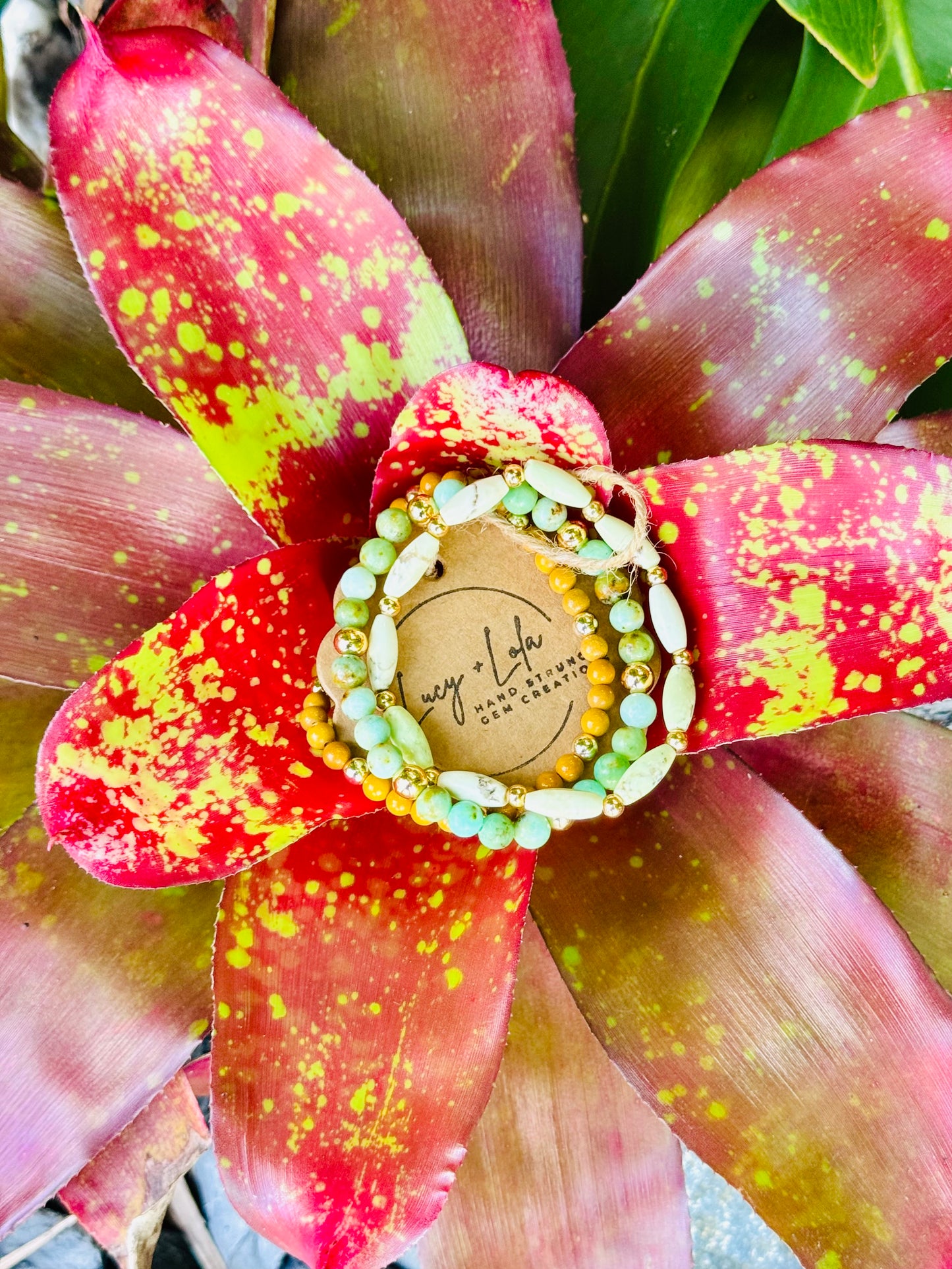 Lemon + Lime in Gold (3-stack)