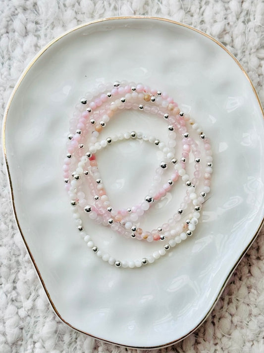 Baby Pinks + Gold (5-stack)