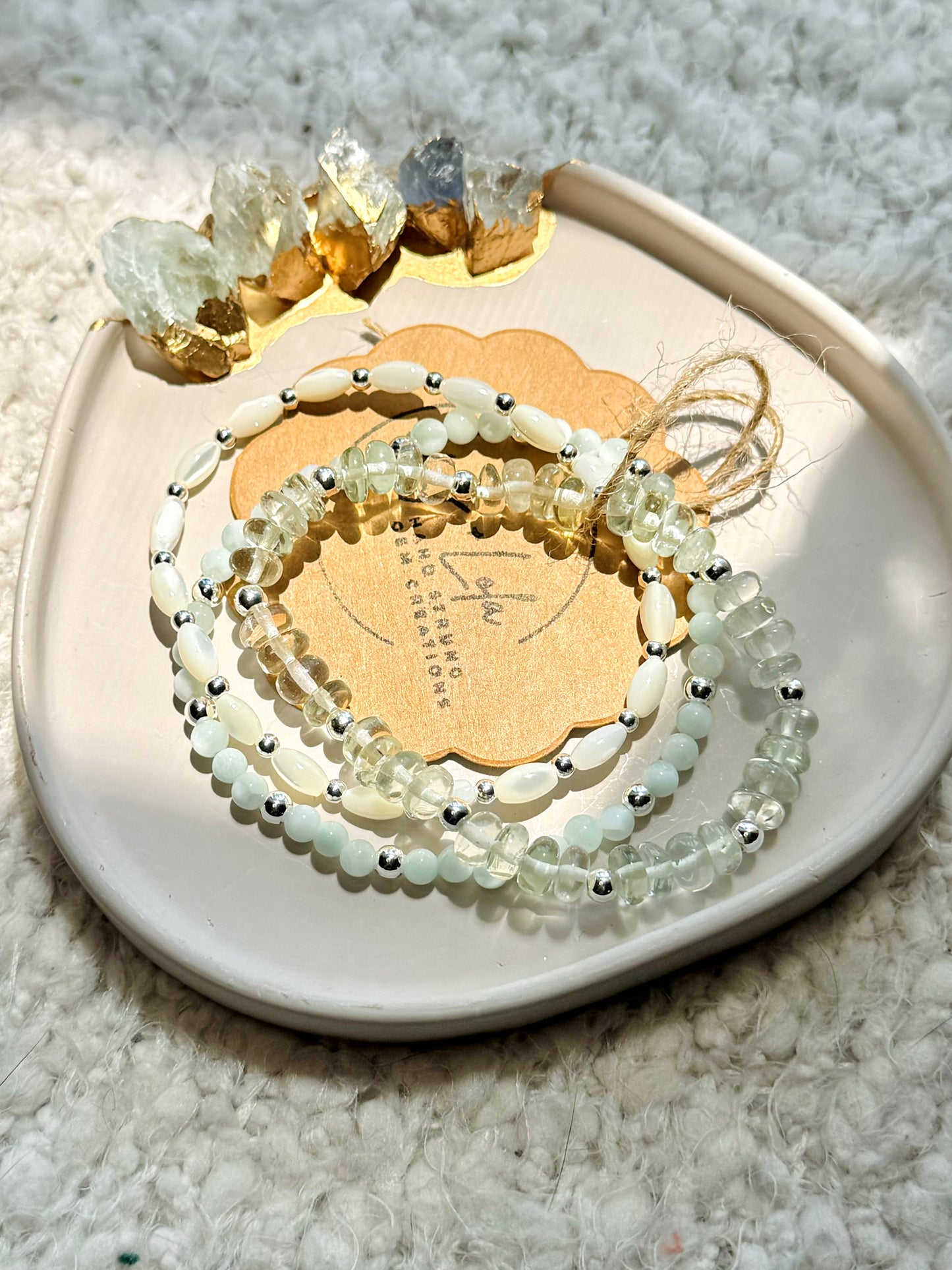 Green + Silver (3-stack)