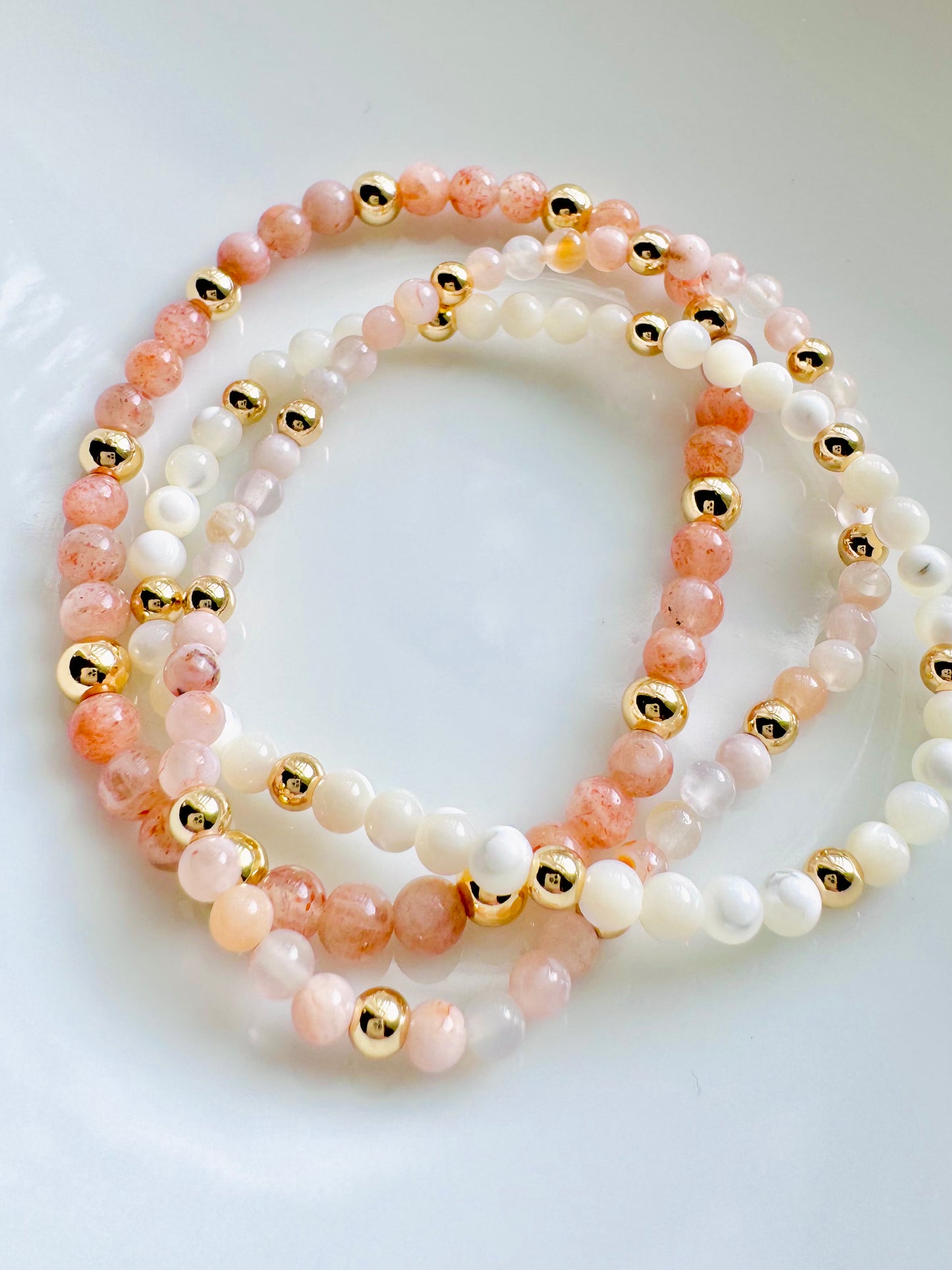 Pinks + Gold Stack (3-stack)