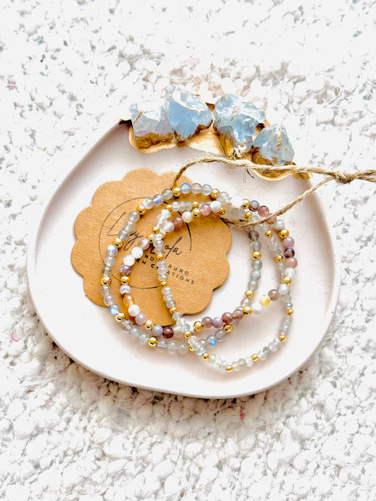 Gray + Gold (3-stack)