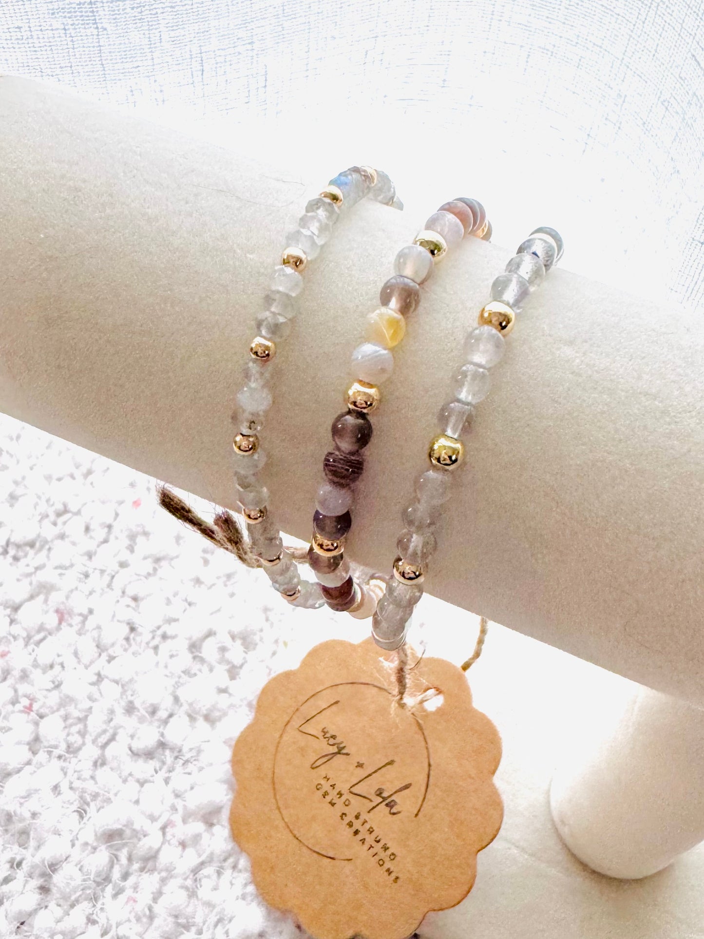 Gray + Gold (3-stack)