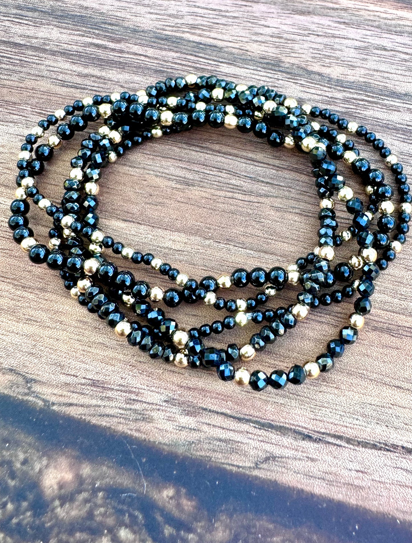 Black + Gold Stack (5-stack)