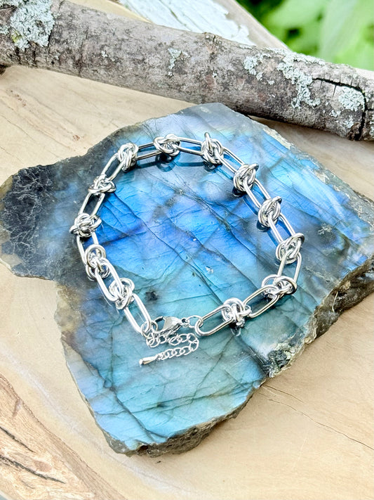 Stainless Steel Barbed Wire Bracelet