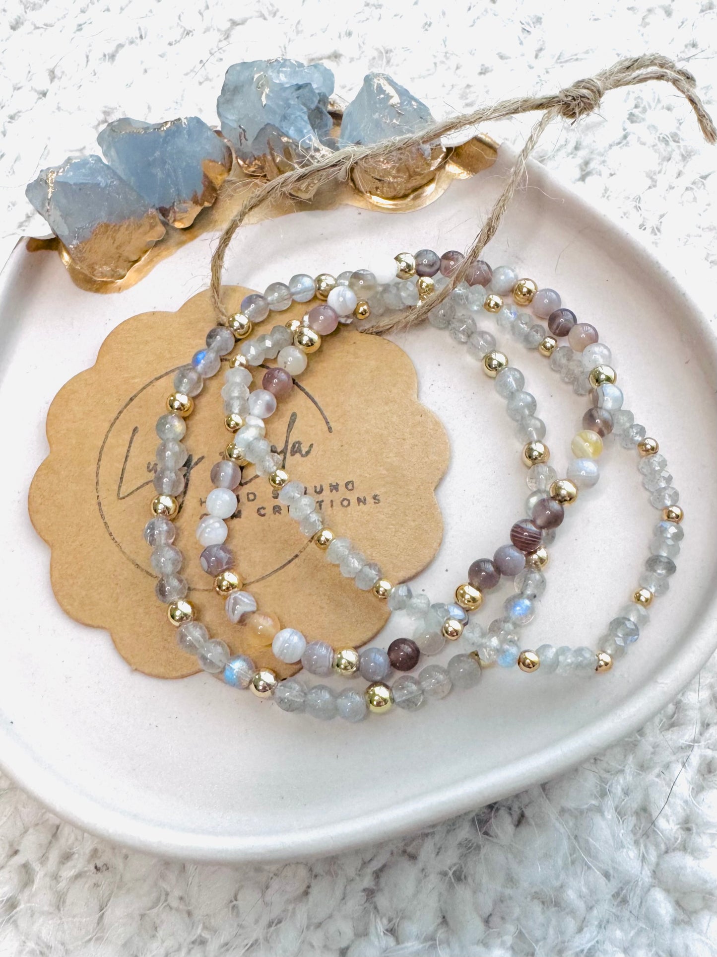 Gray + Gold (3-stack)