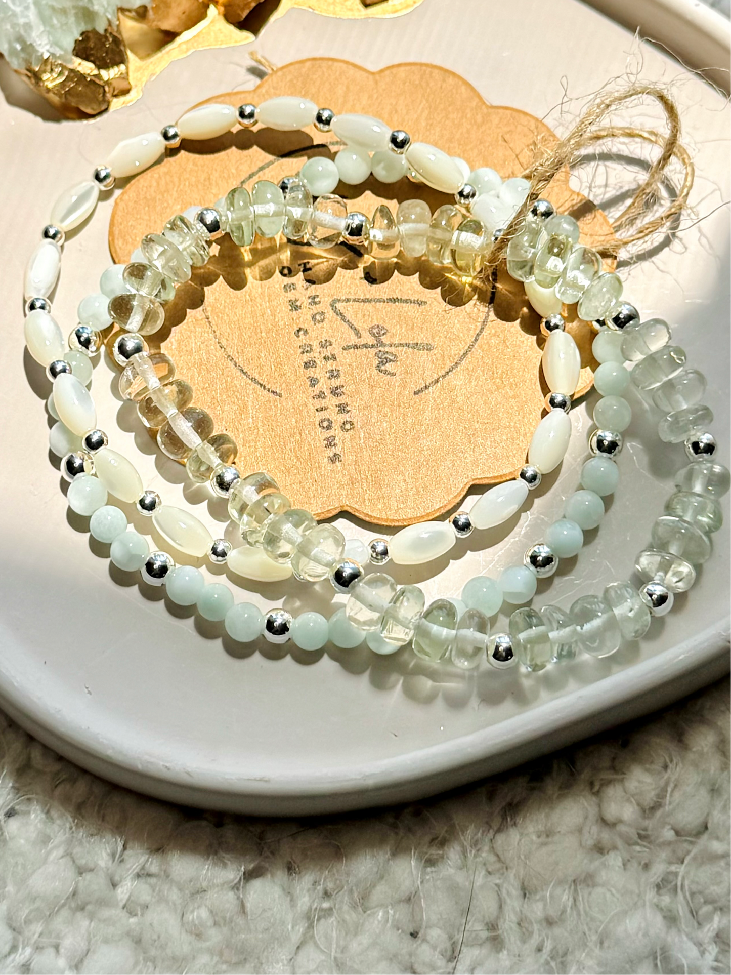 Green + Silver (3-stack)