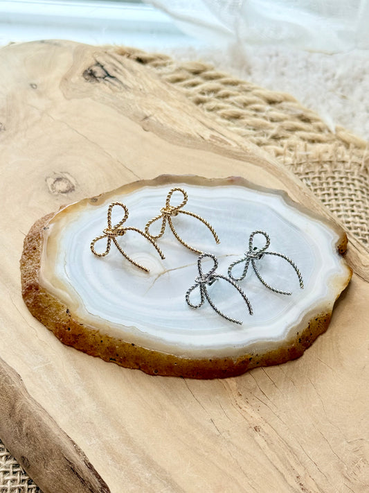 Rope Bow Earrings