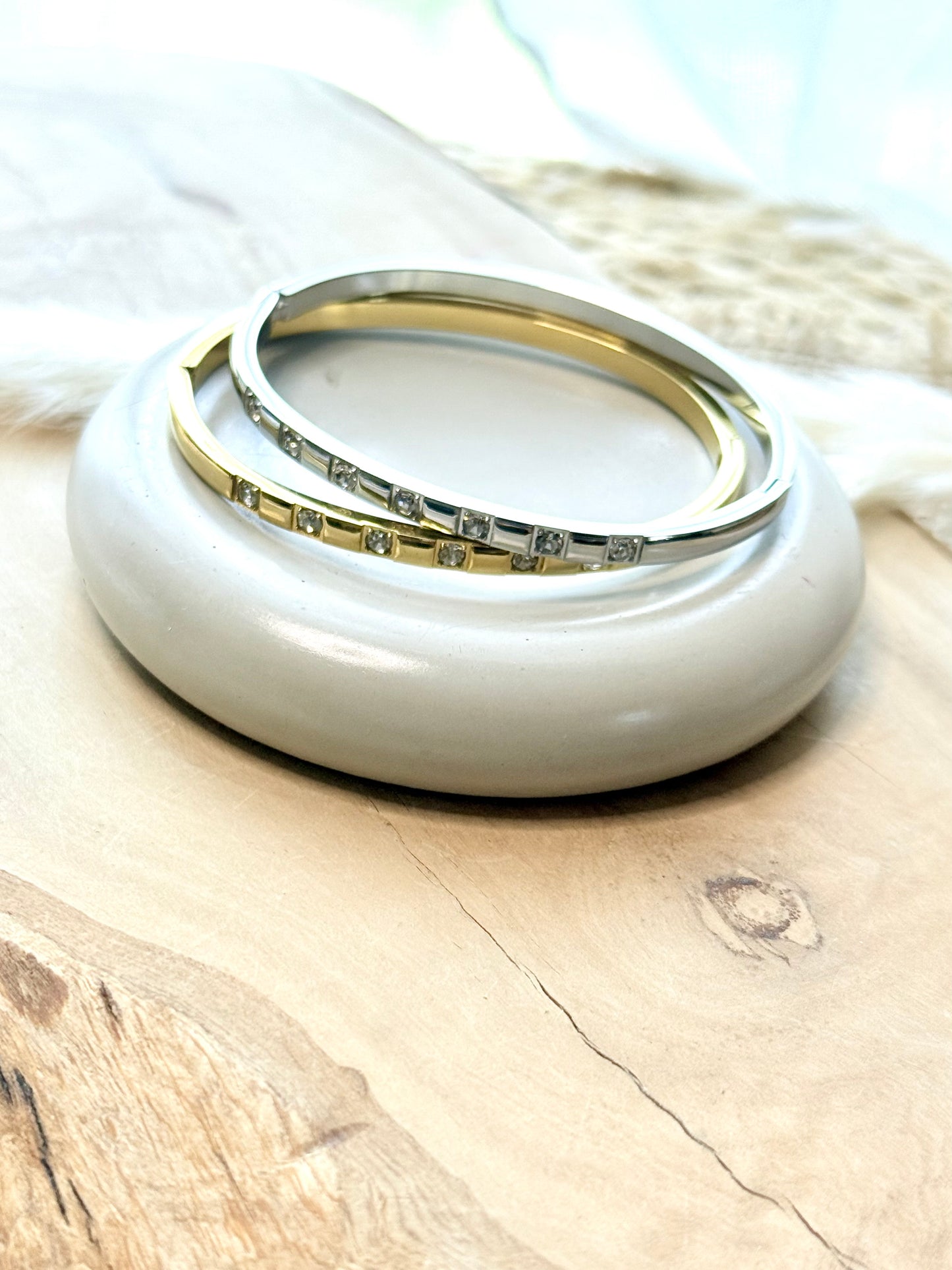 Crystal Bangle Bracelet