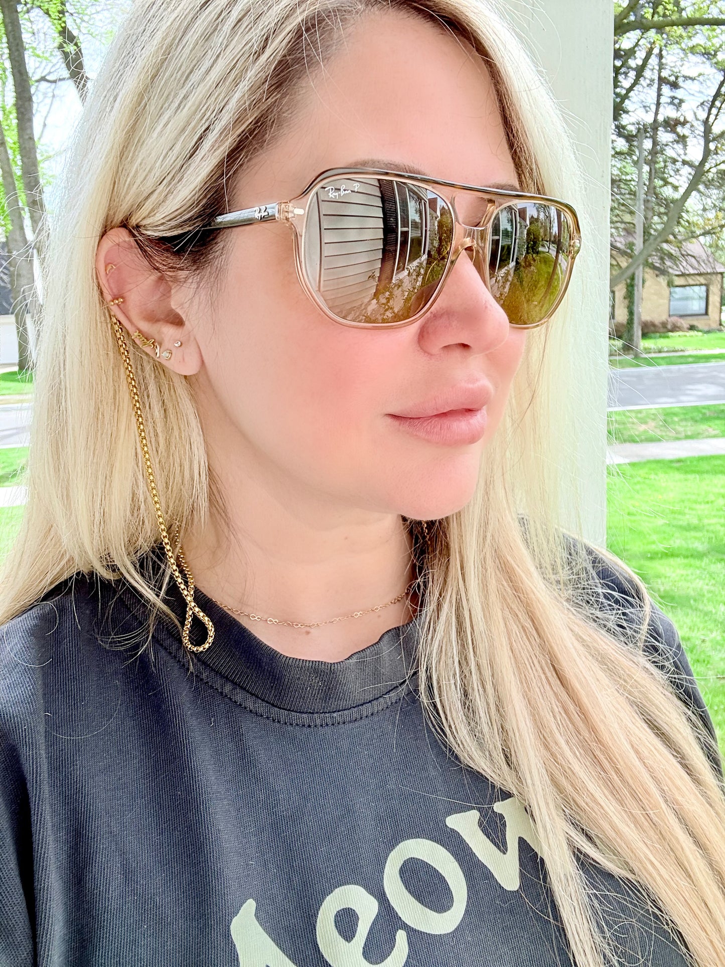 Gold Venetian Glasses Strap