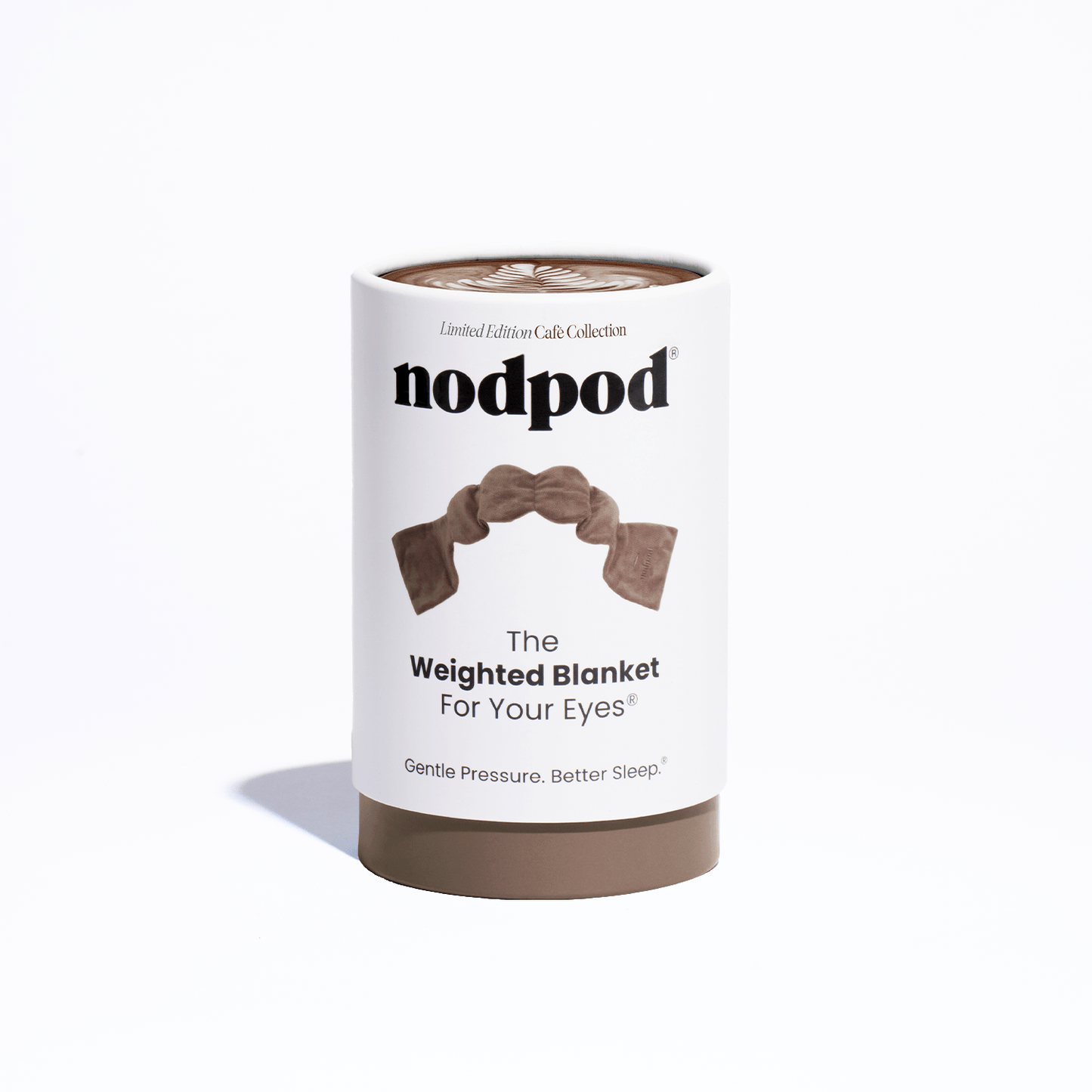 Mocha Nodpod Weighted Sleep Mask
