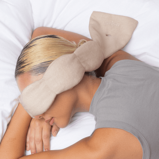 Latte Nodpod Weighted Sleep Mask