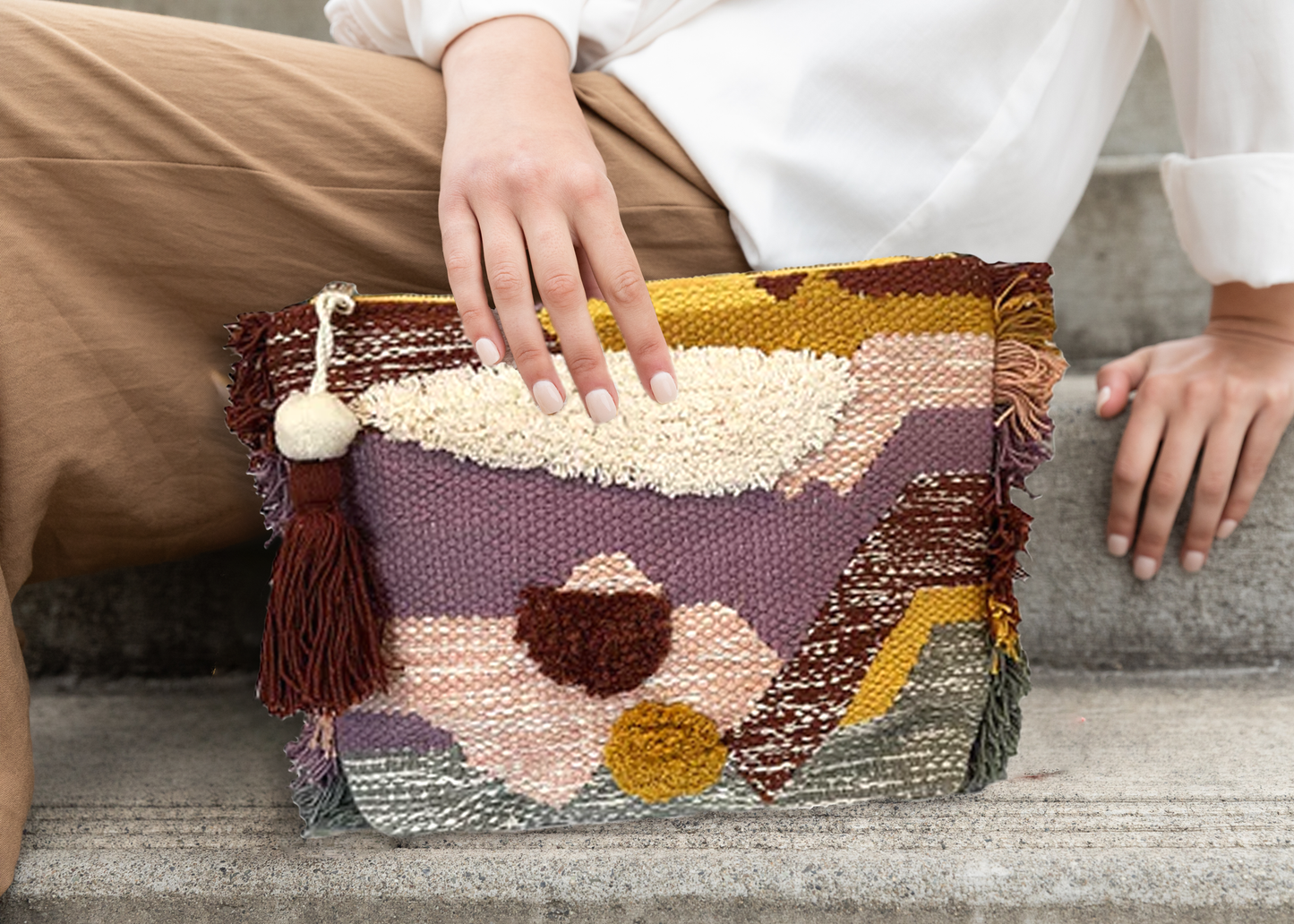 Harvest Moon Fringe Pouch