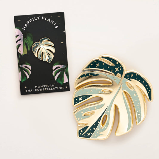 Variegated Monstera 'Thai Constellation' Plant Pin