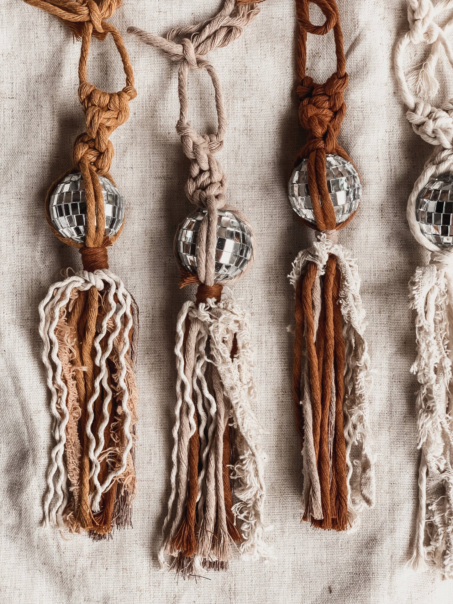 Disco Ball Car Charm