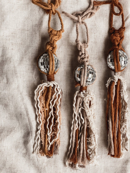 Disco Ball Car Charm