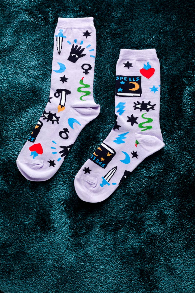 Mystic Spells Crew Socks