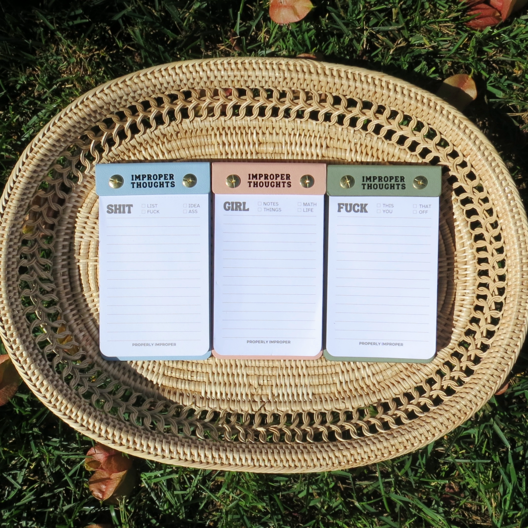 Tear Off Sheet Notepad: Fuck Notes