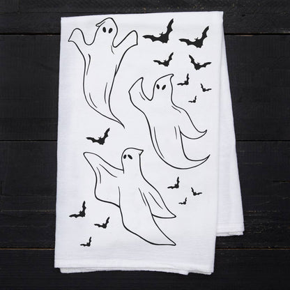 Ghosts Tea Towel