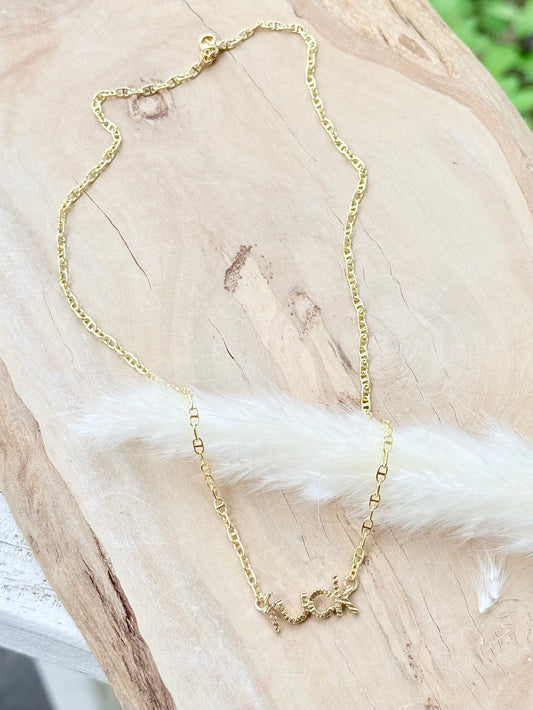 Gold Fuck Necklace