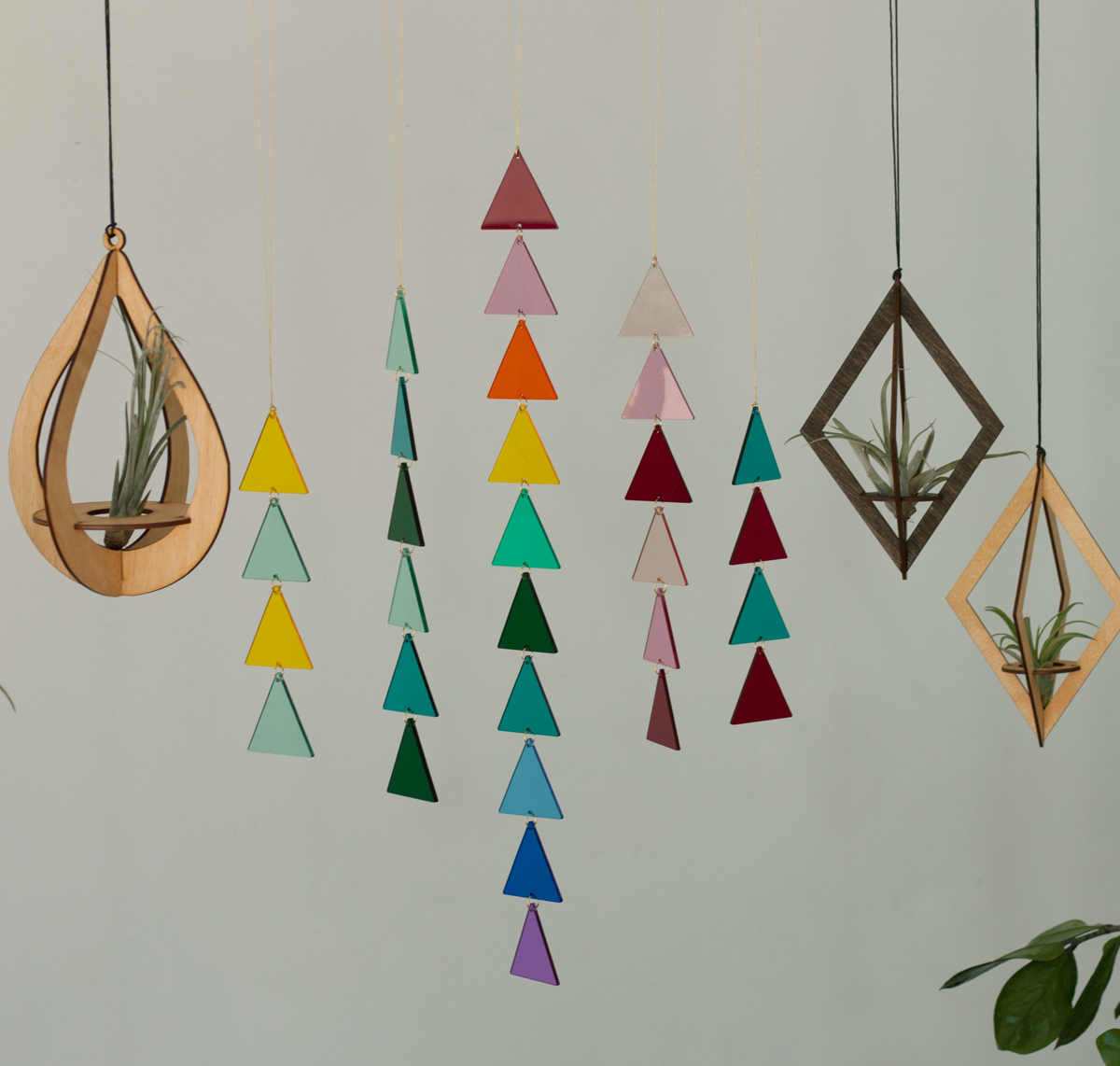 Blue + Green Sun Catcher