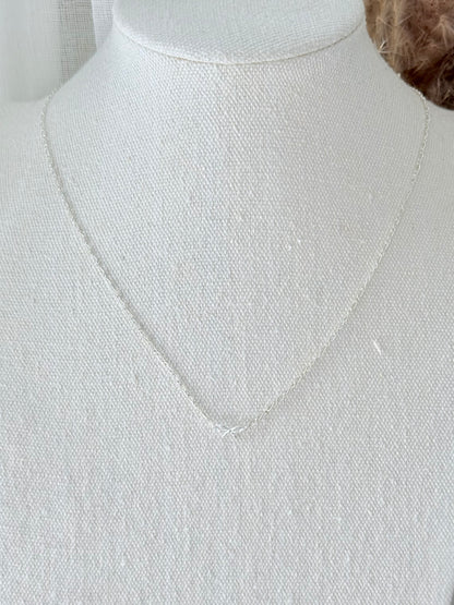 Sterling Silver Bow Necklace