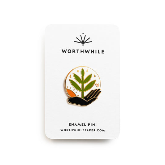 Grow Enamel Pin