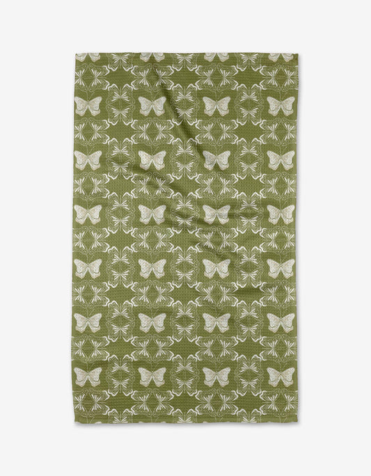 Geometry Tea Towel - Geometric Butterflies