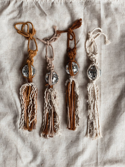 Disco Ball Car Charm