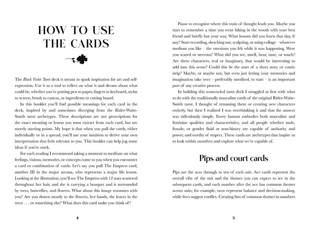 Black Violet Tarot by Heidi  Phelps